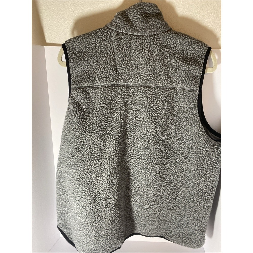 Carhartt Gray Sherpa Fleece Vest with Black Trim-Womens - Picture 5 of 5
